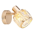 Foco de parede DUBAI 1xE14/40W/230V Rosa dourado