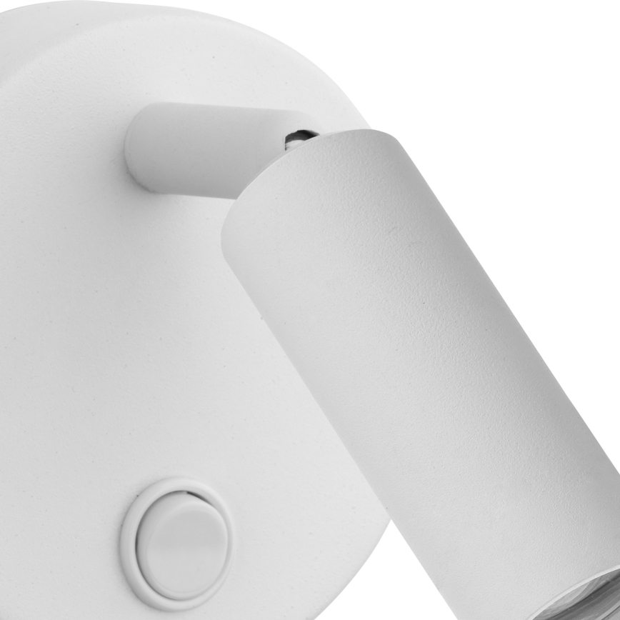 Foco de parede ENZO 1xG9/8W/230V branco
