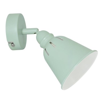 Foco de parede FIONA 1xE14/8W/230V verde