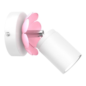 Foco de parede FLOR 1xGU10/8W/230V branco
