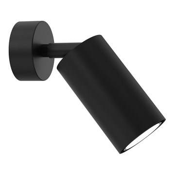Foco de parede HUDSON 1xGU10/8W/230V preto