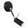 Foco de parede IRIS 1xGU10/MR11/40W/230V preto/dourado