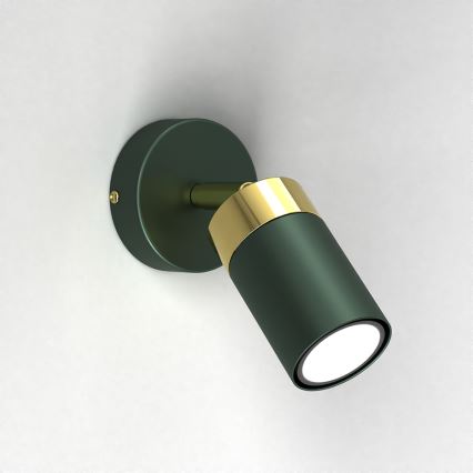 Foco de parede JOKER 1xGU10/25W/230V verde