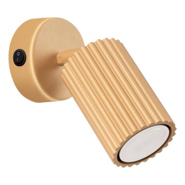 Foco de parede KARBON 1xGU10/10W/230V dourado