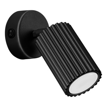 Foco de parede KARBON 1xGU10/10W/230V preto