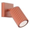 Foco de parede KARBON 1xGU10/10W/230V vermelho