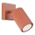Foco de parede KARBON 1xGU10/10W/230V vermelho