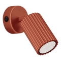 Foco de parede KARBON 1xGU10/10W/230V vermelho
