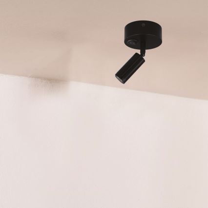 Foco de parede LED ARISTON LED/3W/230V 3000K preto