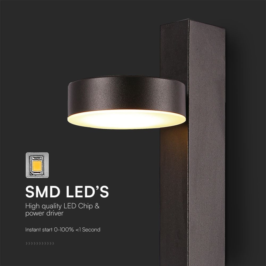 Foco de parede LED com porta USB LED/8W/230V 3000K