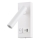 Foco de parede LED com USB LED/2W/230V branco