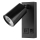 Foco de parede LED com USB LED/5W/230V preto