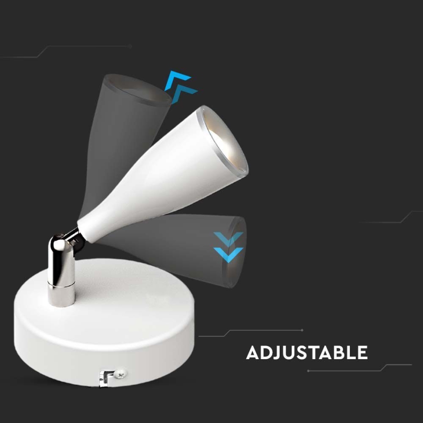 Foco de parede LED LED/4,5W/230V 4000K branco