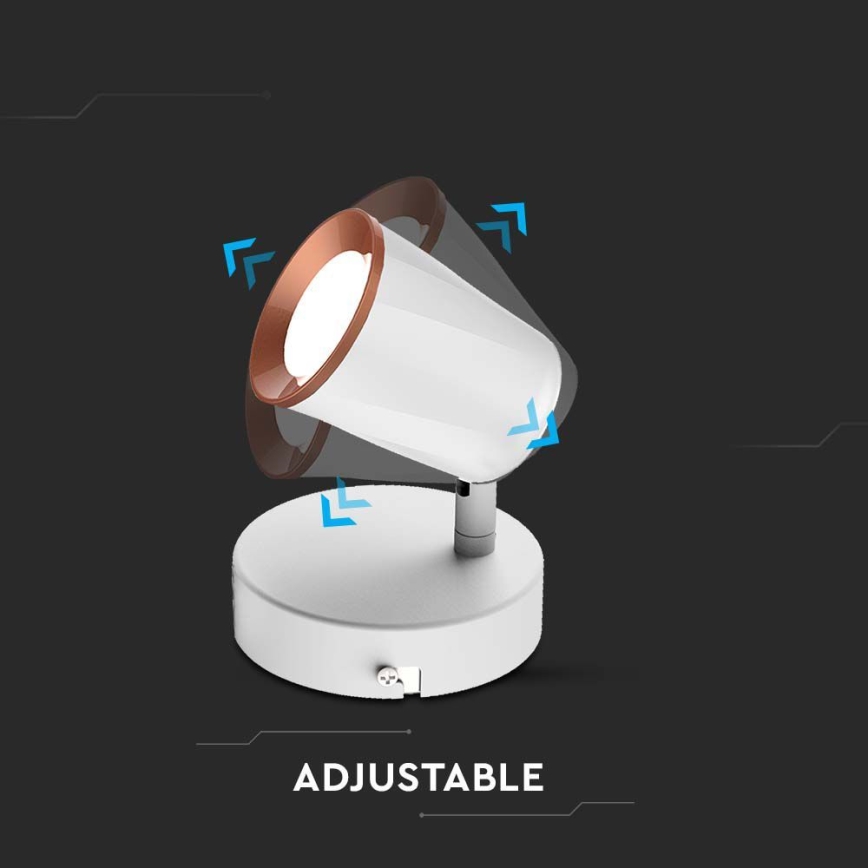 Foco de parede LED LED/5W/230V 4000K branco