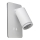 Foco de parede LED PARIS 1xGU10/10W/230V + LED/6W/230V branco