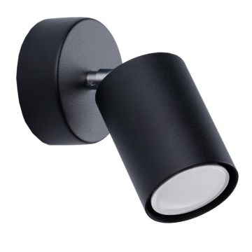 Foco de parede LEMMI 1xGU10/40W/230V preto