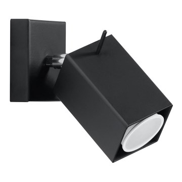 Foco de parede MERIDA 1xGU10/40W/230V preto antigo