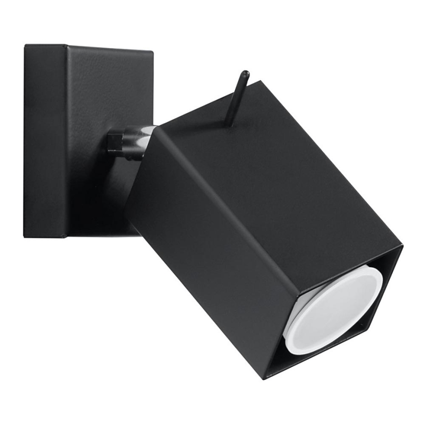 Foco de parede MERIDA 1xGU10/40W/230V preto antigo