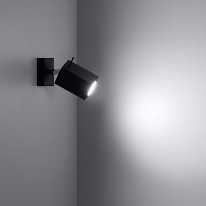 Foco de parede MERIDA 1xGU10/40W/230V preto antigo
