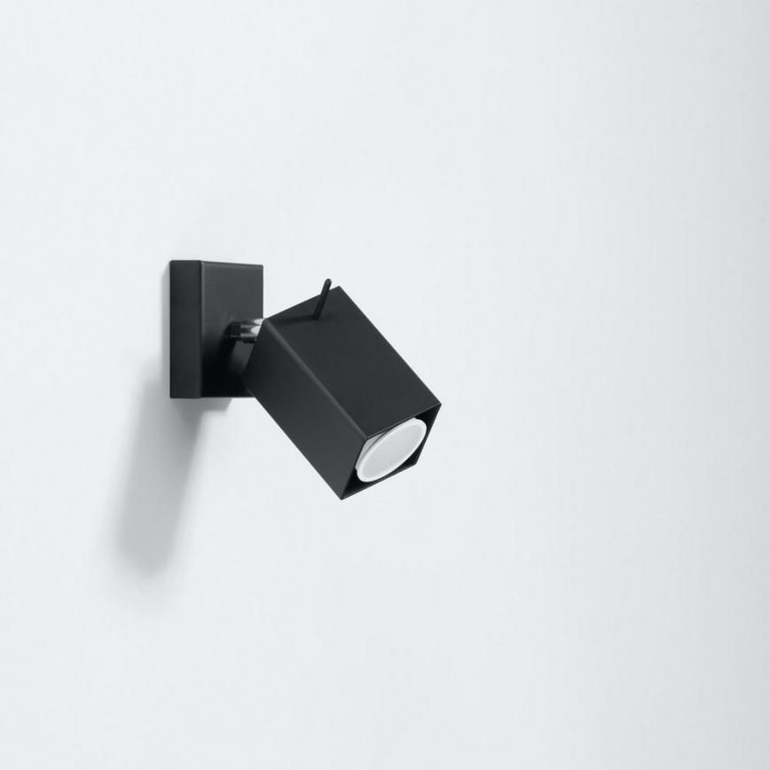 Foco de parede MERIDA 1xGU10/40W/230V preto antigo