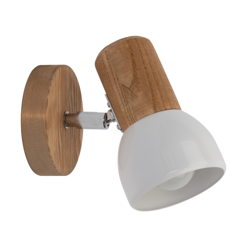 Foco de parede NEL 1xE27/15W/230V pinho