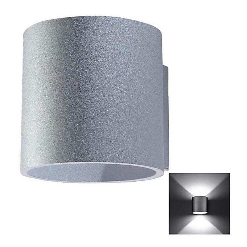 Foco de parede ORBIS 1 1xG9/40W/230V cinzento