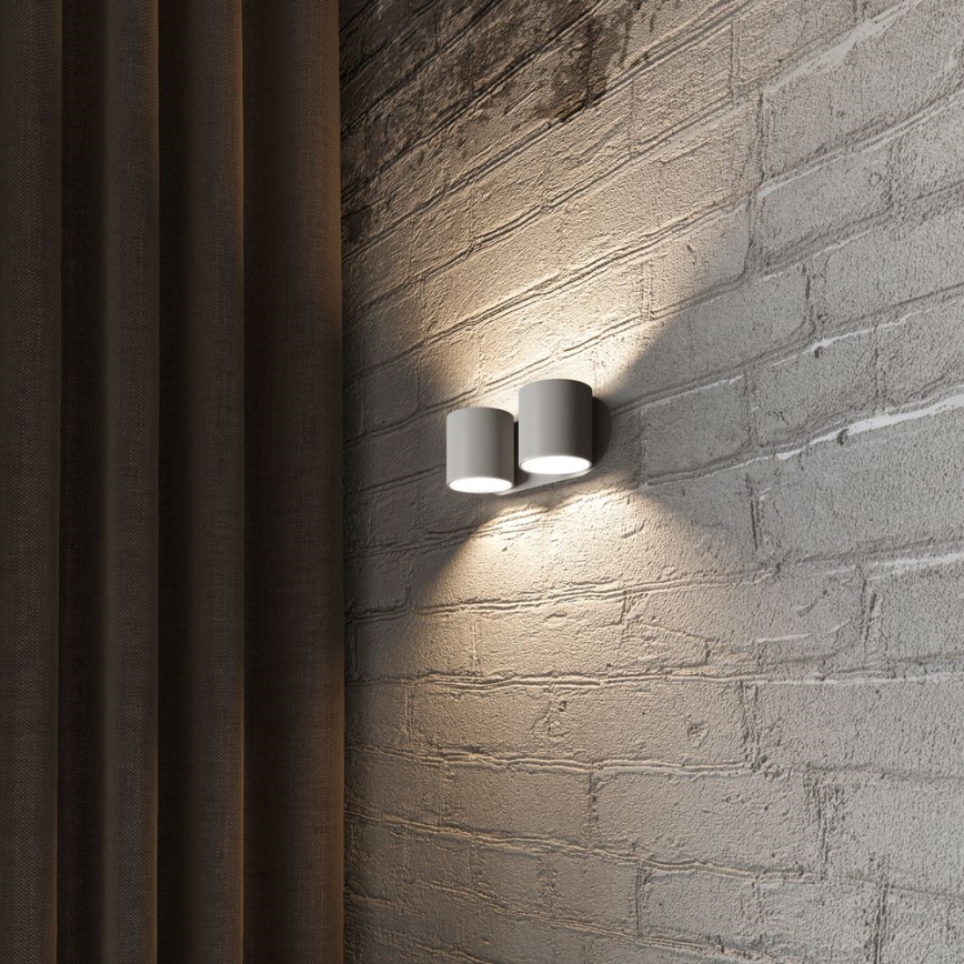 Foco de parede ORBIS 2xG9/40W/230V cinzento