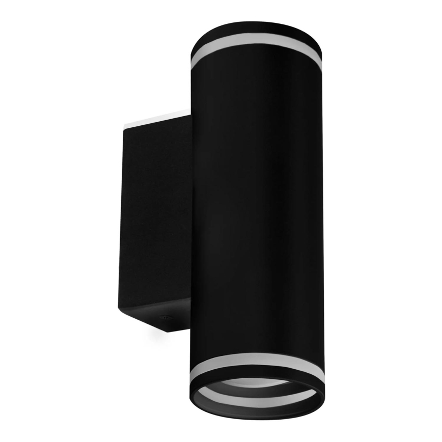 Foco de parede PARIS 2xGU10/10W/230V IP20 preto