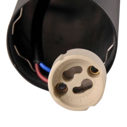 Foco de parede PARIS 2xGU10/10W/230V IP20 preto