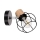Foco de parede PHIPHI 1xE27/60W/230V carvalho