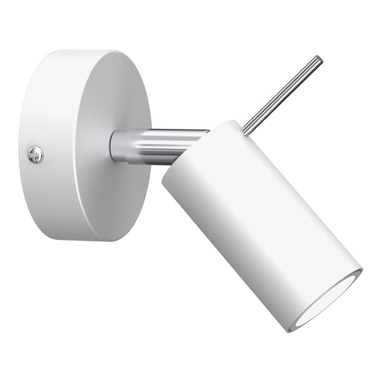 Foco de parede PRESTON 1xGU10/40W/230V branco