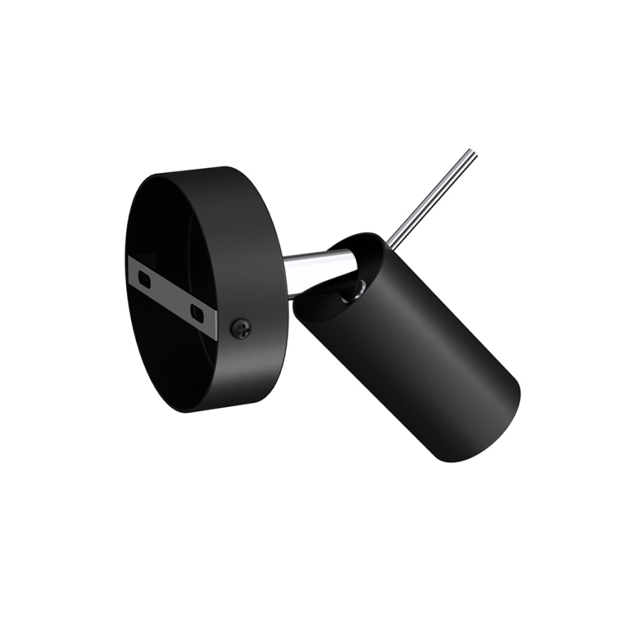Foco de parede PRESTON 1xGU10/40W/230V preto