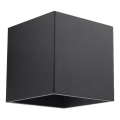 Foco de parede QUAD 1 1xG9/8W/230V preto