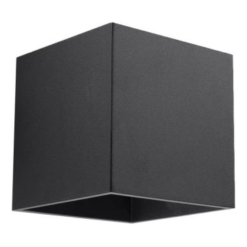 Foco de parede QUAD 1 1xG9/8W/230V preto