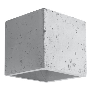 Foco de parede QUAD 1xG9/8W/230V betão