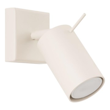 Foco de parede RING 1xGU10/10W/230V creme