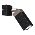Foco de parede SOLO 1xGU10/MR11/40W/230V preto