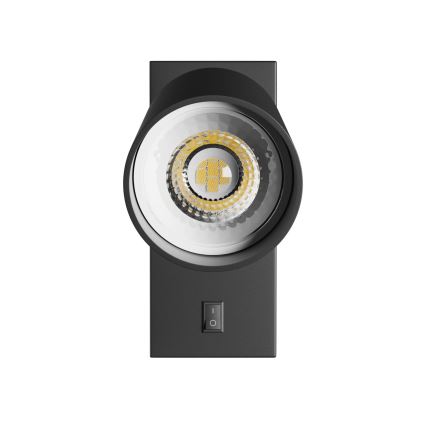 Foco de parede SQUALLA VARIOSA 1xGU10/10W/230V preto