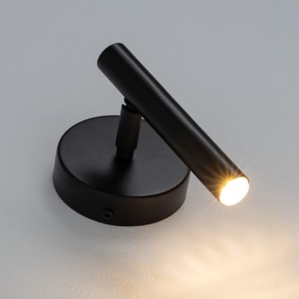 Foco de parede STALACTITE 1xG9/2,5W/230V preto