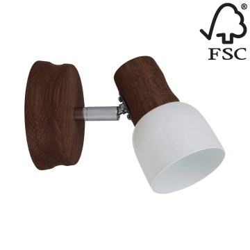 Foco de parede SVANTJE 1xE14/40W/230V faia - certificado por FSC