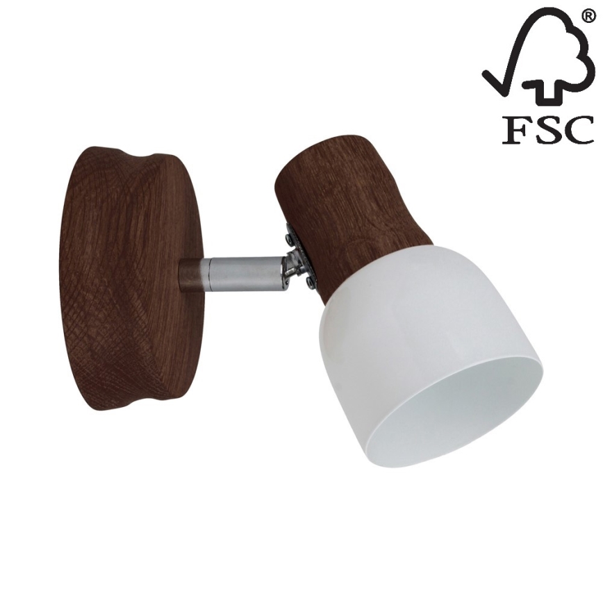 Foco de parede SVANTJE 1xE14/40W/230V faia - certificado por FSC