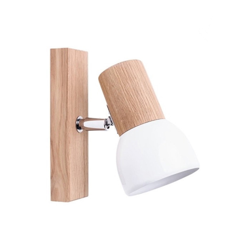 Foco de parede SVENDA 1xE27/60W/230V carvalho