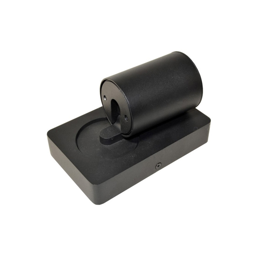 Foco de parede TAFT 1xGU10/30W/230V USB preto