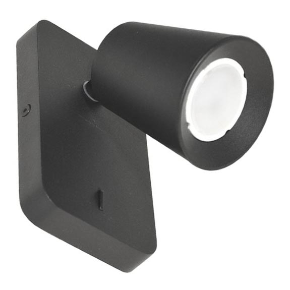 Foco de parede TRELO 1xGU10/30W/230V preto