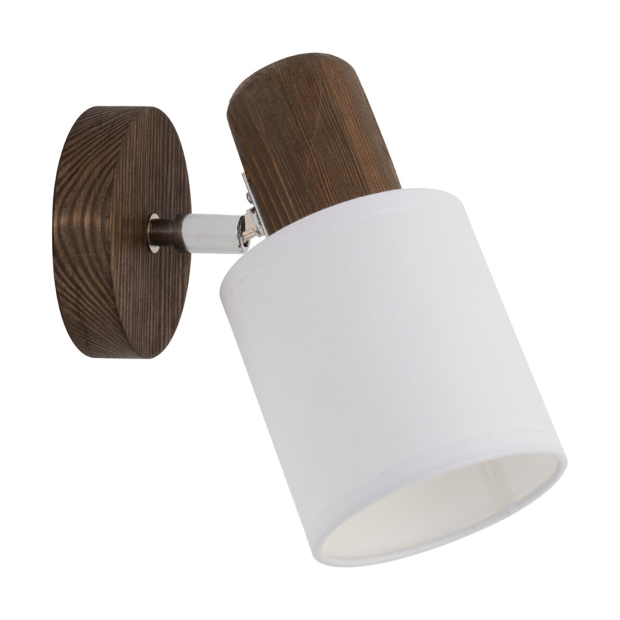 Foco de parede TRENDY 1xE27/15W/230V pinho