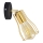 Foco de parede TUBE 1xE27/15W/230V dourado/preto