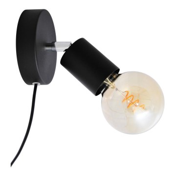 Foco de parede TUNE 1xE27/20W/230V preto antigo