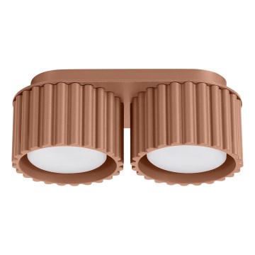 Foco de teto AURA 2xGX53/10W/230V castanho