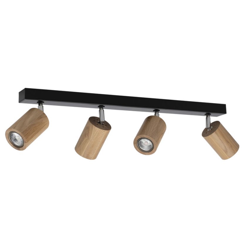 Foco de teto LED MATTI 4xGU10/5W/230V carvalho