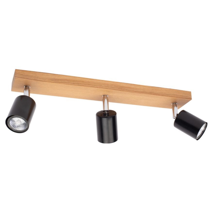 Foco de teto MANARA  3xGU10/5W/230V pinho